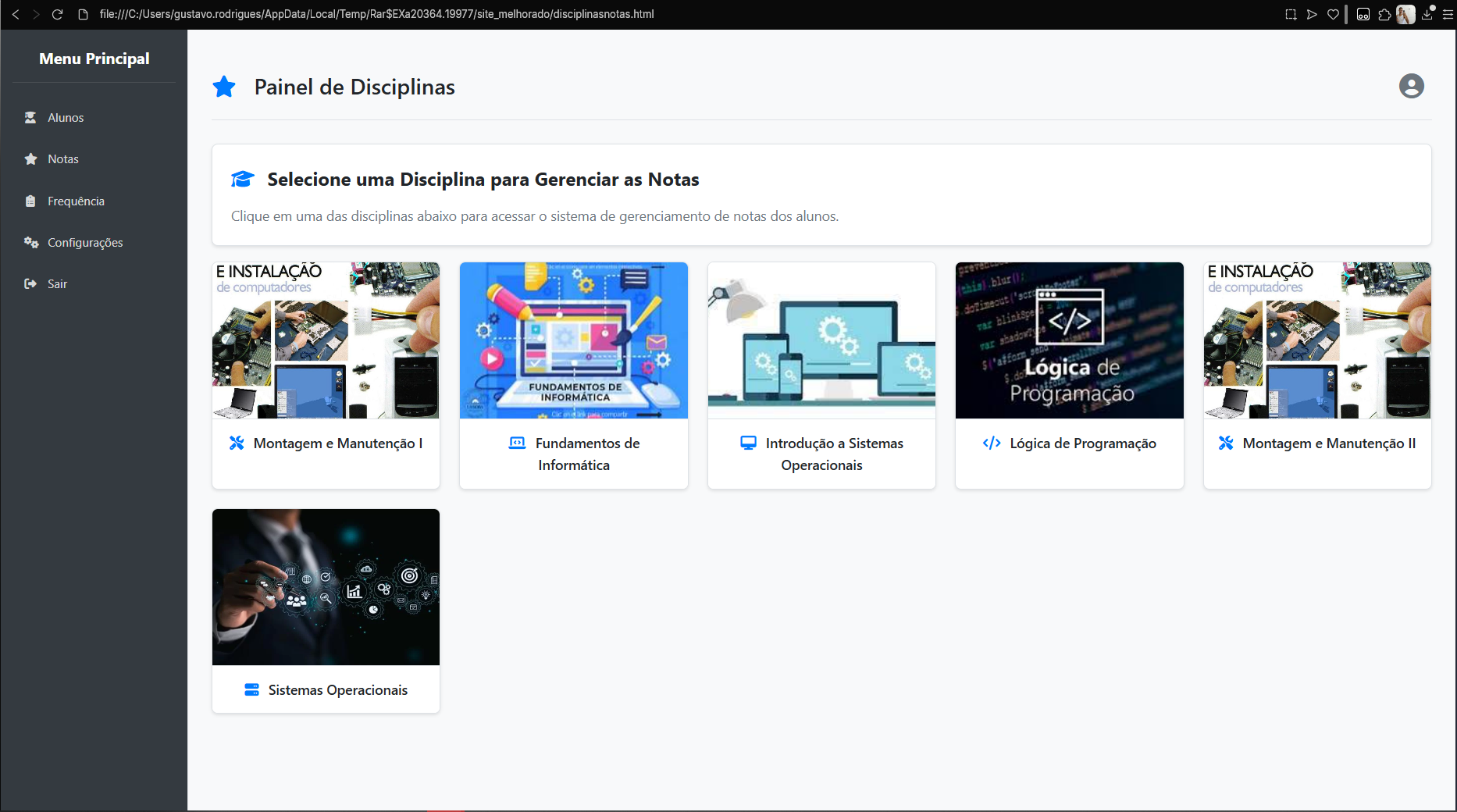 Miniatura do projeto Diário Eletrônico